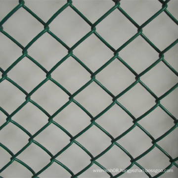 PVC Green Color Chain Link Mesh Fence